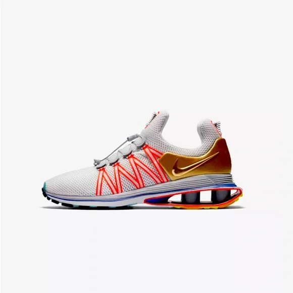 Nike | Shoes | Nike Shox Gravity Metallic Gold Vast Grey 